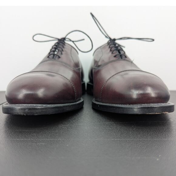 Allen Edmonds Park Avenue Burgundy Cap Toe Oxford Men’s 11 Made in USA - Picture 4 of 11